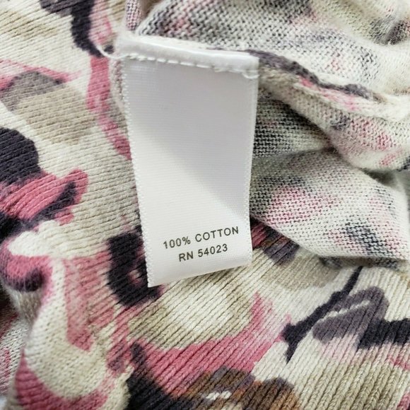 Banana Republic Cardigan Sweater Small Floral Gray - Picture 5 of 6